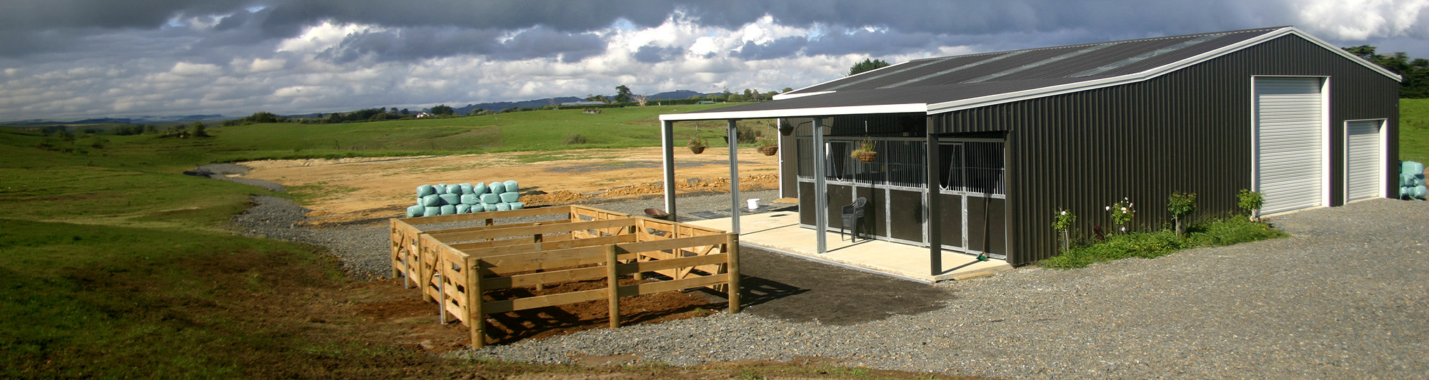 Horse stables